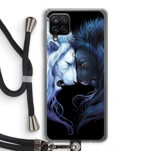 CaseCompany Brotherhood: Samsung Galaxy A12 Transparant Hoesje met koord