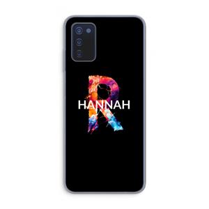 CaseCompany Abstract Spectrum: Samsung Galaxy A03s Transparant Hoesje