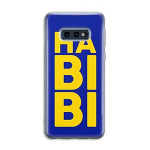 CaseCompany Habibi Blue: Samsung Galaxy S10e Transparant Hoesje