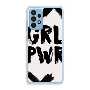 CaseCompany Girl Power #2: Samsung Galaxy A52 Transparant Hoesje