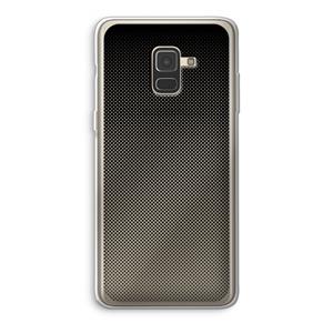 CaseCompany Musketon Halftone: Samsung Galaxy A8 (2018) Transparant Hoesje
