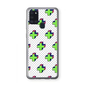 CaseCompany 8-bit N°10: Samsung Galaxy A21s Transparant Hoesje