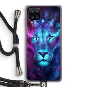CaseCompany Firstborn: Samsung Galaxy A12 Transparant Hoesje met koord