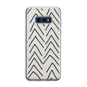 CaseCompany Marrakech Arrows: Samsung Galaxy S10e Transparant Hoesje