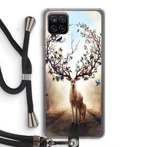 CaseCompany Seasons Change: Samsung Galaxy A12 Transparant Hoesje met koord