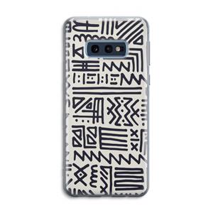 CaseCompany Marrakech print: Samsung Galaxy S10e Transparant Hoesje