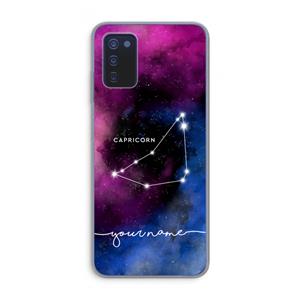 CaseCompany Sterrenbeeld - Donker: Samsung Galaxy A03s Transparant Hoesje