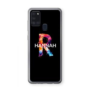 CaseCompany Abstract Spectrum: Samsung Galaxy A21s Transparant Hoesje