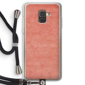 CaseCompany Marrakech Walls: Samsung Galaxy A8 (2018) Transparant Hoesje met koord