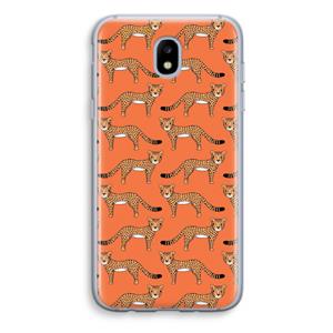 CaseCompany Cheetah: Samsung Galaxy J5 (2017) Transparant Hoesje