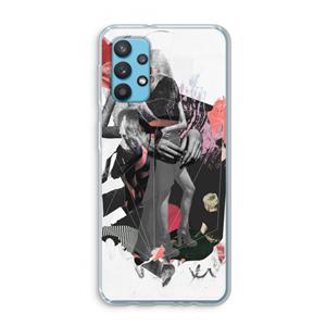 CaseCompany Dissimulation du réel: Samsung Galaxy A32 4G Transparant Hoesje