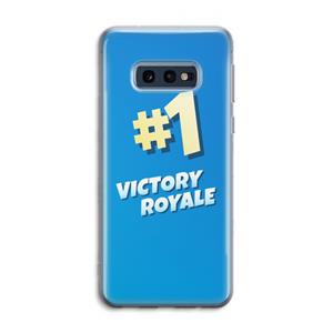 CaseCompany Victory Royale: Samsung Galaxy S10e Transparant Hoesje