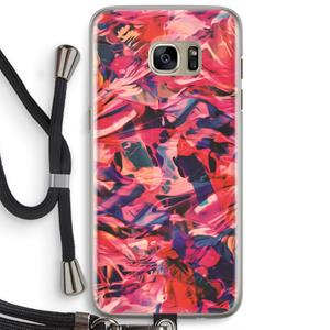 CaseCompany California: Samsung Galaxy S7 Edge Transparant Hoesje met koord