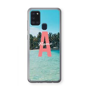 CaseCompany Pacific Dream: Samsung Galaxy A21s Transparant Hoesje