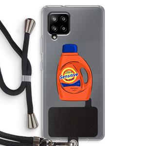 CaseCompany Ultra Sensitive: Samsung Galaxy A42 5G Transparant Hoesje met koord