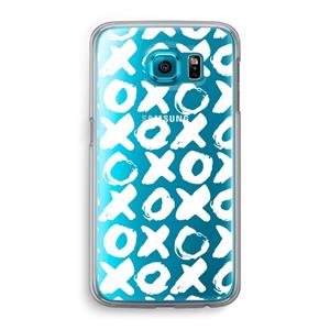 CaseCompany XOXO: Samsung Galaxy S6 Transparant Hoesje