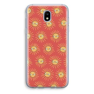 CaseCompany Zon: Samsung Galaxy J5 (2017) Transparant Hoesje