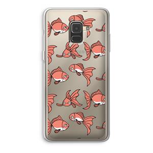 CaseCompany Blub: Samsung Galaxy A8 (2018) Transparant Hoesje