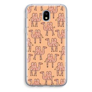 CaseCompany Kameel: Samsung Galaxy J5 (2017) Transparant Hoesje
