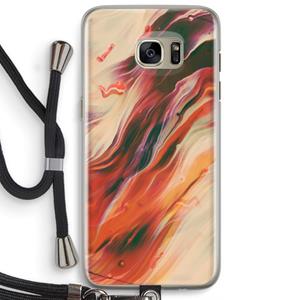 CaseCompany Forgotten Lands: Samsung Galaxy S7 Edge Transparant Hoesje met koord