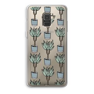 CaseCompany Boompje: Samsung Galaxy A8 (2018) Transparant Hoesje