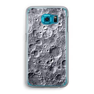 CaseCompany Maanlandschap: Samsung Galaxy S6 Transparant Hoesje
