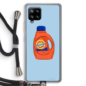 CaseCompany Ultra Sensitive: Samsung Galaxy A42 5G Transparant Hoesje met koord