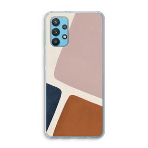 CaseCompany Geo #2: Samsung Galaxy A32 4G Transparant Hoesje