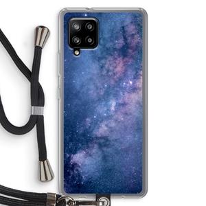 CaseCompany Nebula: Samsung Galaxy A42 5G Transparant Hoesje met koord