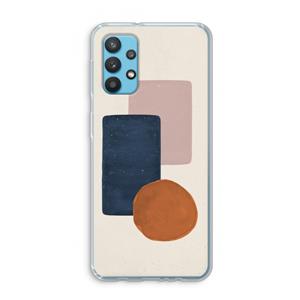 CaseCompany Geo #3: Samsung Galaxy A32 4G Transparant Hoesje