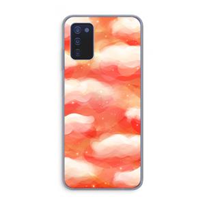 CaseCompany Lichte Wolken: Samsung Galaxy A03s Transparant Hoesje