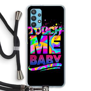 CaseCompany Touch Me: Samsung Galaxy A32 4G Transparant Hoesje met koord