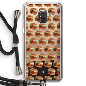 CaseCompany Giants: Samsung Galaxy A8 (2018) Transparant Hoesje met koord