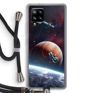 CaseCompany Examiner: Samsung Galaxy A42 5G Transparant Hoesje met koord