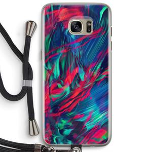 CaseCompany Pilgrims Of The Sea: Samsung Galaxy S7 Edge Transparant Hoesje met koord