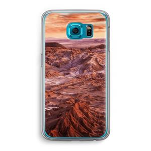 CaseCompany Mars: Samsung Galaxy S6 Transparant Hoesje