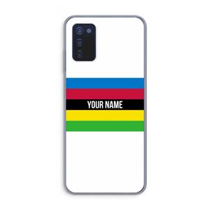 CaseCompany WK Wielrennen: Samsung Galaxy A03s Transparant Hoesje