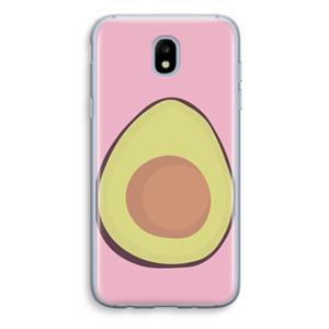 CaseCompany Avocado: Samsung Galaxy J5 (2017) Transparant Hoesje