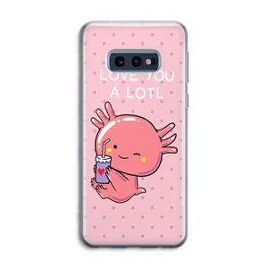 CaseCompany Love You A Lotl: Samsung Galaxy S10e Transparant Hoesje