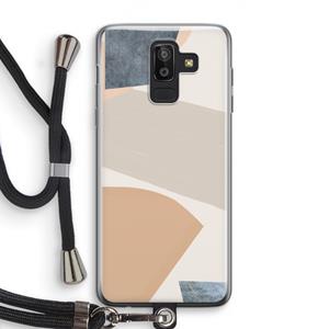 CaseCompany Formo: Samsung Galaxy J8 (2018) Transparant Hoesje met koord