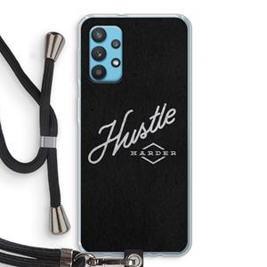 CaseCompany Hustle: Samsung Galaxy A32 4G Transparant Hoesje met koord