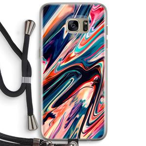CaseCompany Quantum Being: Samsung Galaxy S7 Edge Transparant Hoesje met koord