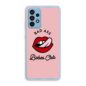 CaseCompany Badass Babes Club: Samsung Galaxy A52 Transparant Hoesje