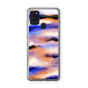 CaseCompany Donkere Wolken: Samsung Galaxy A21s Transparant Hoesje