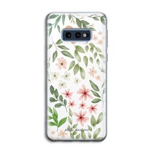 CaseCompany Botanical sweet flower heaven: Samsung Galaxy S10e Transparant Hoesje