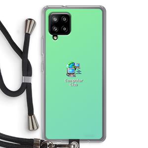 CaseCompany Win98: Samsung Galaxy A42 5G Transparant Hoesje met koord