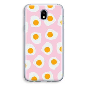 CaseCompany Dancing eggs: Samsung Galaxy J5 (2017) Transparant Hoesje