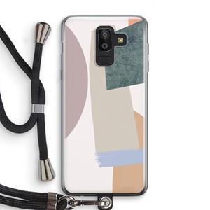 CaseCompany Lindo: Samsung Galaxy J8 (2018) Transparant Hoesje met koord