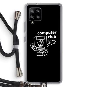CaseCompany Floppyhead: Samsung Galaxy A42 5G Transparant Hoesje met koord