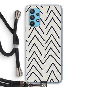 CaseCompany Marrakech Arrows: Samsung Galaxy A32 4G Transparant Hoesje met koord